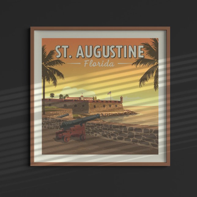 Vintage St. Augustine Florida Poster (Creator Uploaded)