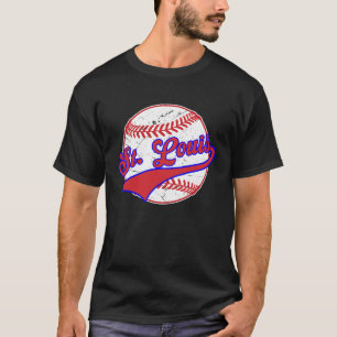 Vintage St Louis Cityscape Baseball For Men Women T-Shirt