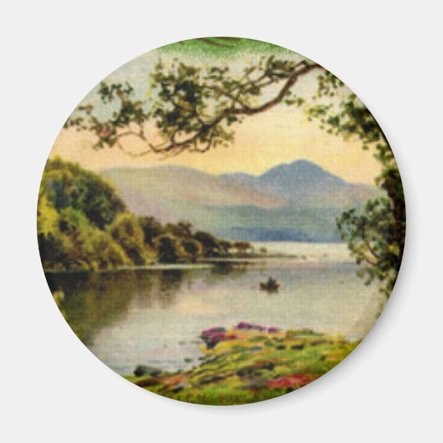 Vintage St. Paddy's By the Lake Magnet (Front)