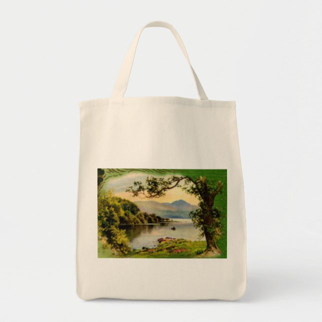 Vintage St. Paddy's By the Lake Tote Bag (Front)
