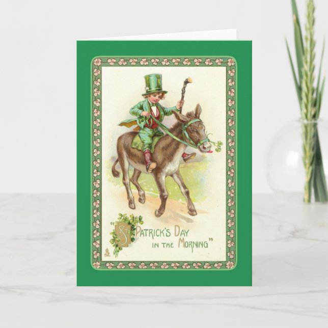 Vintage St Patrick's Day Card (Front)