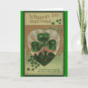 Vintage St Patricks Day Card