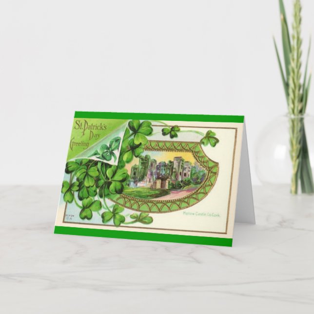 Vintage St Patricks Day Card (Front)