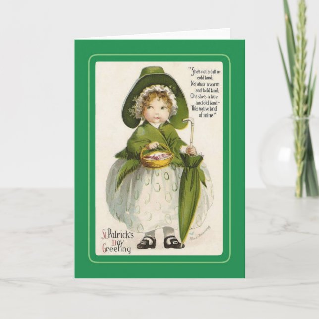 Vintage St Patrick's Day Card (Front)