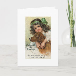 Vintage - St. Patrick's Day Friends, Card