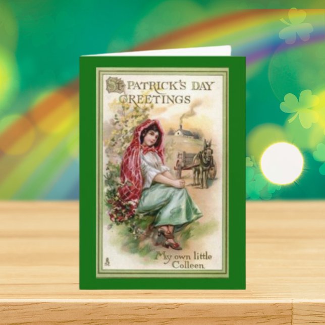 Vintage St. Patrick's Day Greeting Card (Vintage St. Patrick's Day Greeting Card)