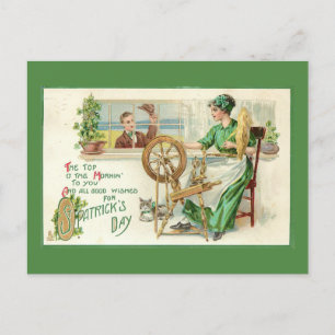 Vintage St. Patrick's Day Holiday Postcard