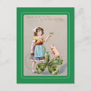 Vintage St Patrick's Day postcard