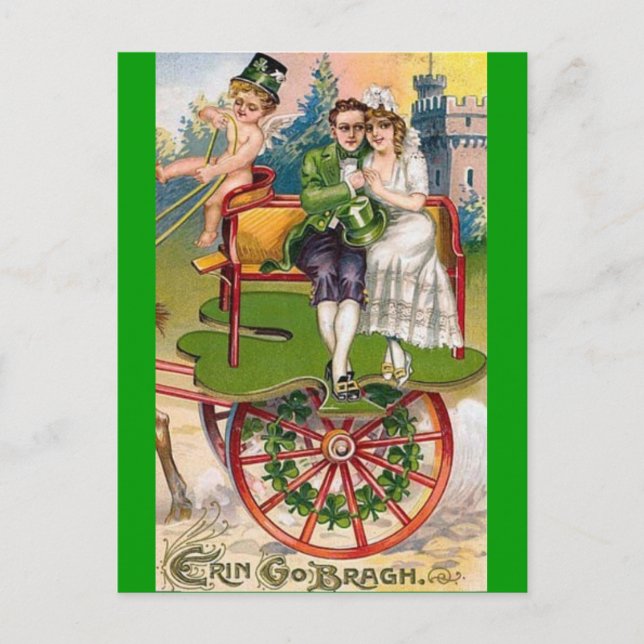 Vintage St Patricks Day Postcard (Front)