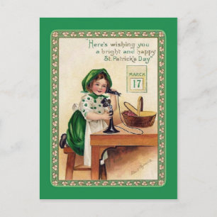 Vintage St Patrick's Day postcard