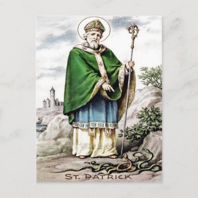 Vintage St Patrick's Day Postcard (Front)