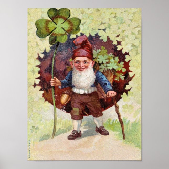 Vintage St Patrick's Day Poster (Front)