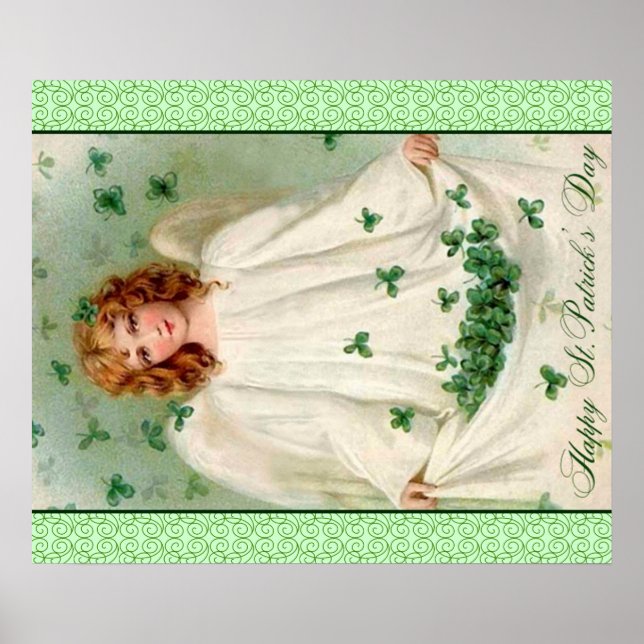 Vintage St Patrick's Day poster (Front)