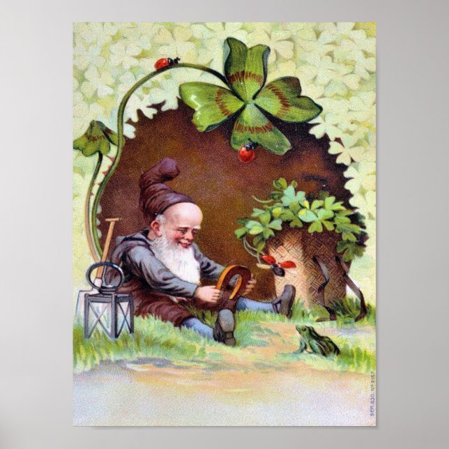 Vintage St Patrick's Day Poster (Front)