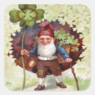 Vintage St Patrick's Day Square Sticker