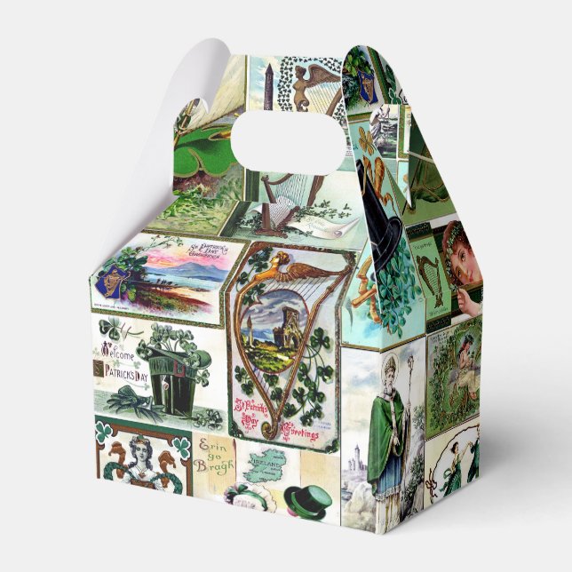 Vintage St Patrick's Favour Box (Front Side)