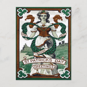 Vintage St Patrick's Postcard