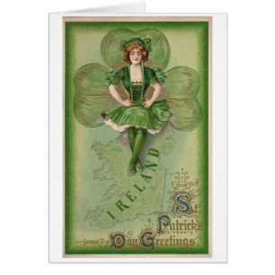 Vintage St. Pat's Day Irish Blessing,