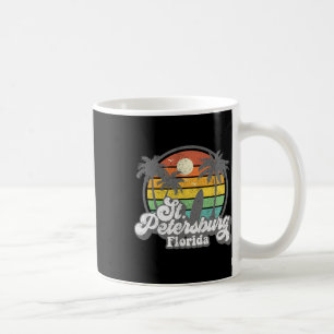 Vintage St. Petersburg Beach Florida Surfing Retro Coffee Mug