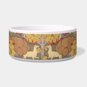 Vintage Stag Deer Forest Sage Green Pattern