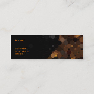 Vintage Stained Glass Mini Business Card