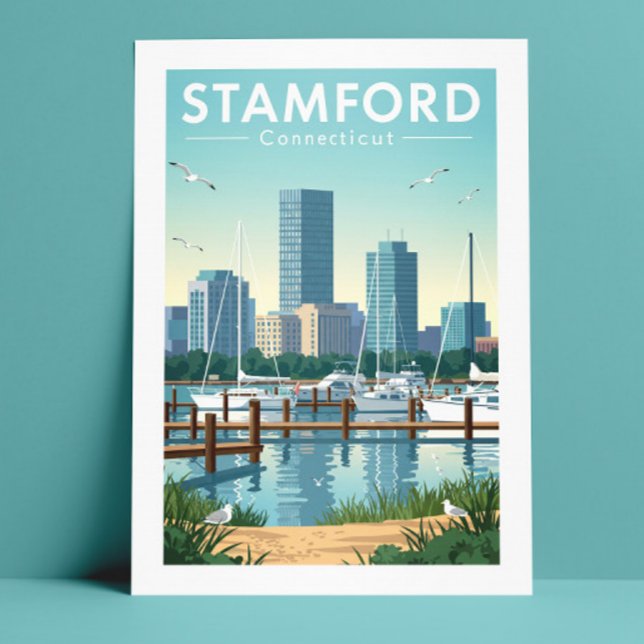 Vintage Stamford Connecticut Postcard (Creator Uploaded)