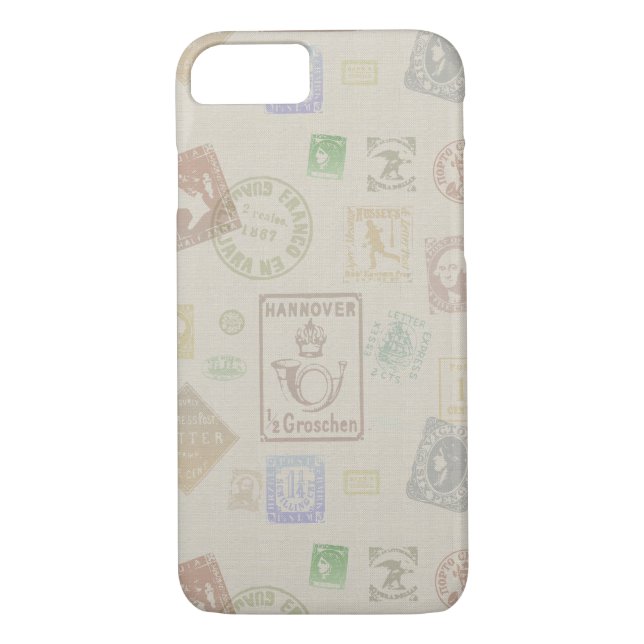 Vintage Stamp Art Case (Back)