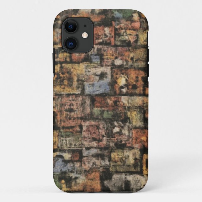 Vintage Stamp Collage Mobile Case (Back)