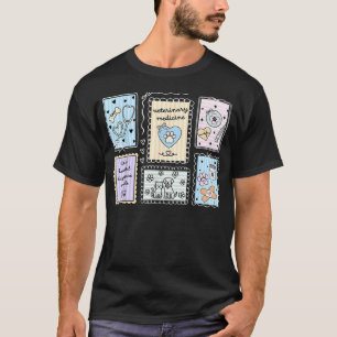 Vintage Stamp Veterinary Medicine Veterinarian T-Shirt
