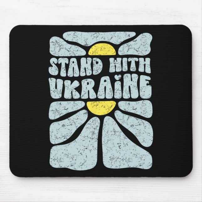 Vintage Stand With Ukraine Tee  Mouse Pad (Front)
