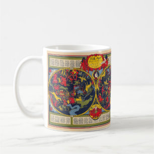Vintage Star Map Constellations Celestial Chart Coffee Mug