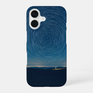 Vintage Star Trails iPhone 16 Case