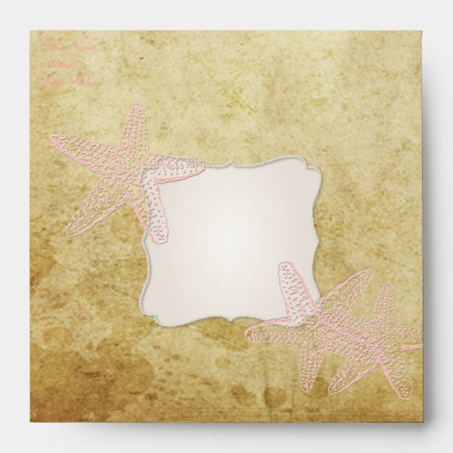Vintage Starfish Envelope (Front)