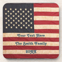 Vintage Stars and Stripes Weathered American Flag