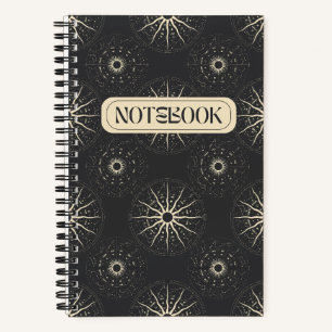 Vintage Stars Cosmology Spiral Notebook