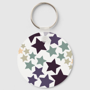 Vintage Stars Key Ring