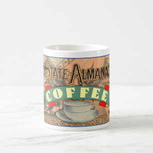 VINTAGE 'STATE ALMANAC COFFEE' brand  Coffee Mug