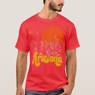 Vintage State of Arizona Mid Century Distressed Ae T-Shirt