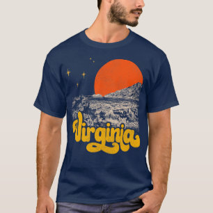 Vintage State of Virginia Mid Century Distressed A T-Shirt