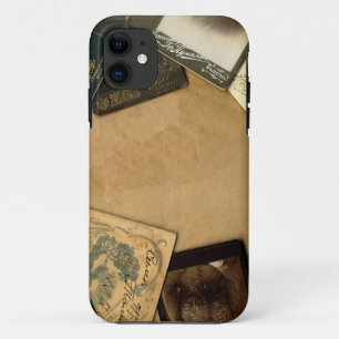 Vintage Stationary Old Photos iPhone 11 Case