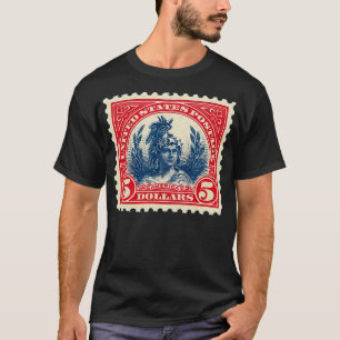 Vintage Statue of Freedom 1923 Postage Stamp Coll T-Shirt