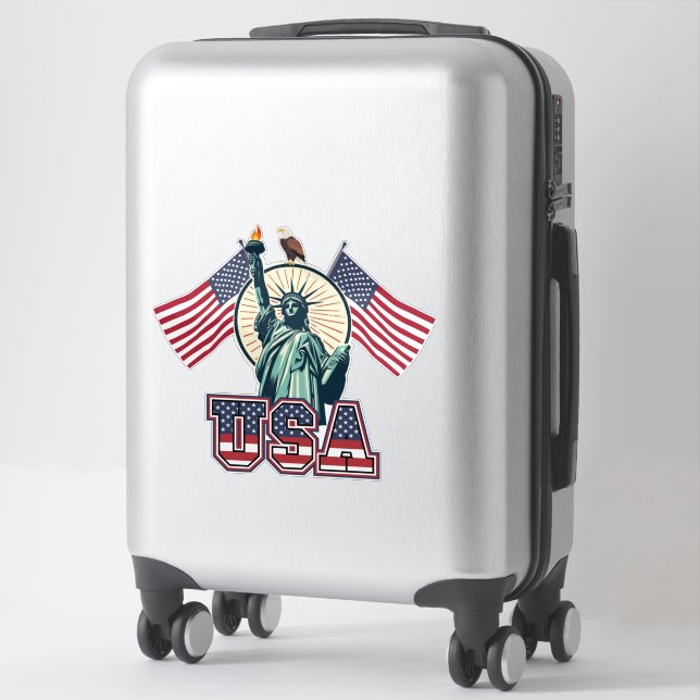 Vintage, Statue of Liberty  (Suitcase)