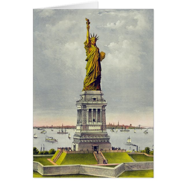 Vintage Statue of Liberty and (Front)