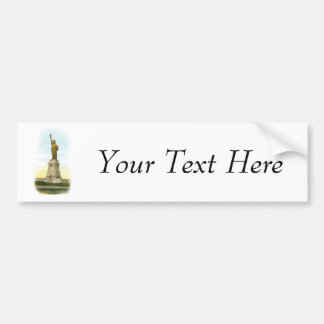 Vintage Statue of Liberty Bumper Sticker