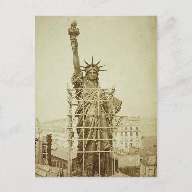 Vintage Statue Of Liberty Holiday Postcard (Front)