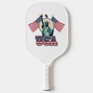 Vintage, Statue of Liberty Pickleball Paddle