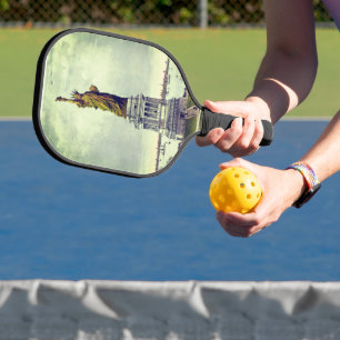Vintage Statue of Liberty Pickleball Paddle