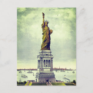 Vintage Statue of Liberty Postcard