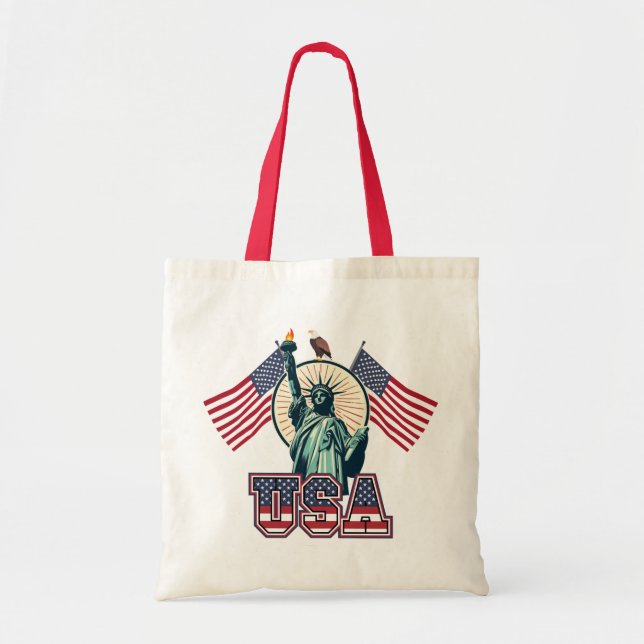 Vintage, Statue of Liberty  Tote Bag (Front)