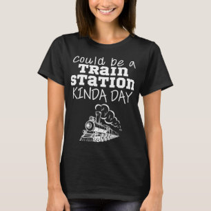 Vintage Steam Engine Locomotive Train T-Shirt